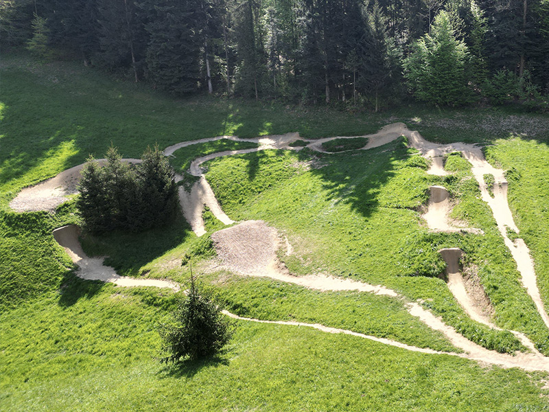 Ferjanka trail design aerial view